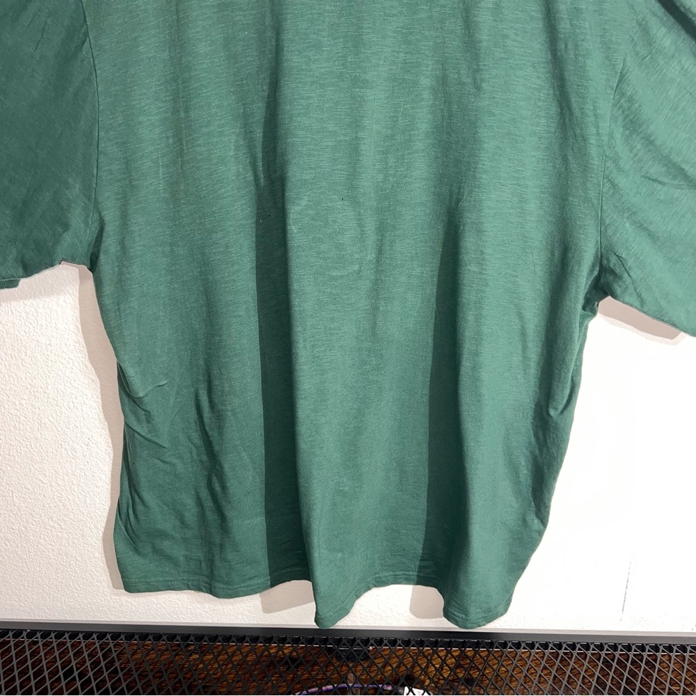 Dallas Mavericks Retro Logo Shirt Mitchell And Ness Green Adult Size 3XL *As Is* - Picture 7 of 16